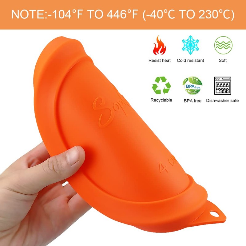 Sophico Silicone Storage Cover Lids Replacement for Anchor Hocking and