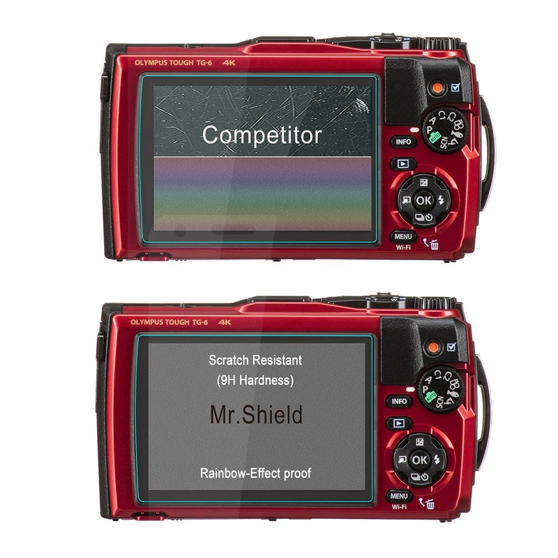 Mr.Shield Screen Protector compatible with Olympus Tough TG-7 TG-6 TG-5
