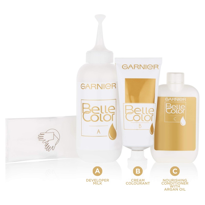 Garnier Belle Color Brown Hair Dye Permanent, Natural Looking Hair