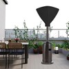 Outdoor Vinyl Patio Heater Cover w/ Zipper & Storage Bag,