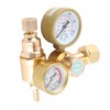 Argon CO2 Regulator 0 To 4500PSI CGA580 15/16in Female Thread