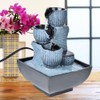 Unique Shape Desktop Fountain Home Tabletop Decoration Resin Landscape Ornament