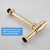 GORDEE Bathroom Basin Sink Bottle Trap Waste Pipe 1-1/4 inch