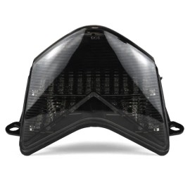 Krator Smoke LED Tail Light With Turn Signals For 2006 Kawasaki Ninja ZX-6R / ZX636