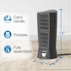 Lasko Oscillating Platinum Desktop Wind Tower Fan, 3-Speeds, Compact, Portable