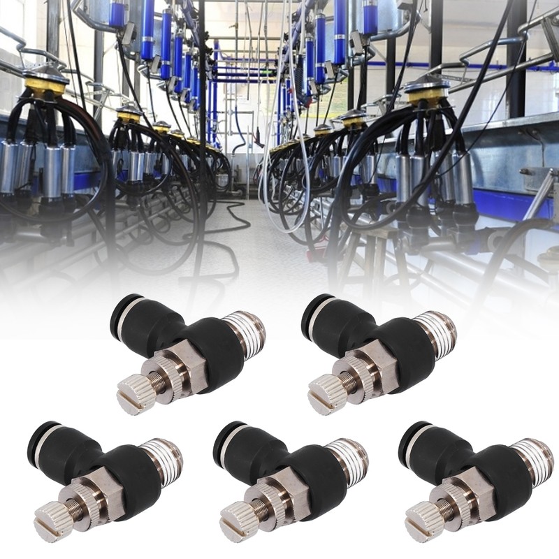 L Type Right Angle Throttle Valve Quick Fitting Convenient Elbow