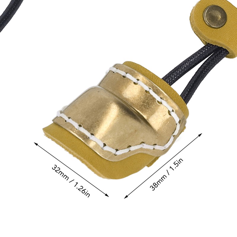 Archery Leather Finger Guard Comfortable Regulating Ergonomic Simple Use Archery