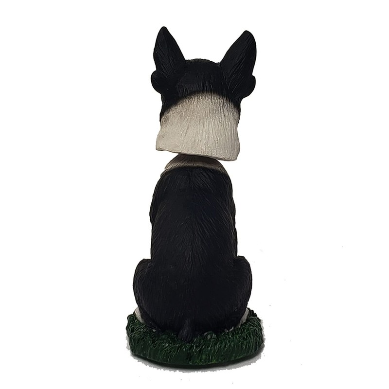 Animal Den Boston Terrier Dog Bobblehead Figure Statue Gift for