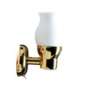 Pactrade Marine Mini LED Brass Frosted Glass Wall Light