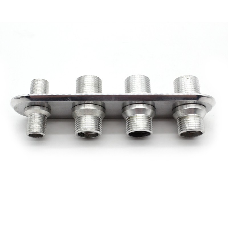 4 Port Aluminum Firewall Heater and A/C Bulkhead Inline