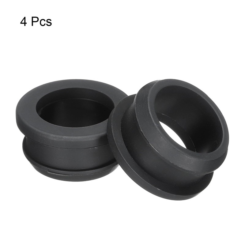 QUARKZMAN Pack of 4 Snap Rubber Grommet Connector Mounting Dia