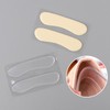 2 Pairs Women's Shoe Heel Protector Pads - Cushion & Guard Shoe Pad Standard (Nude) 5ea