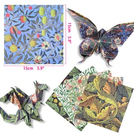 Origami Paper 6x6 Double Sided 50 Sheets 10 Colors origami kit Japanese Chiyo Square Craft Kits Easy Fold Arts Crafts DIY Handwork Morris