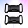 HEALLILY 2pcs Metal Side Release Buckles Adjustable Quick Release Clips