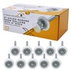 HardwareX supply 2" Nylon Sealed Garage Door Rollers, 6200ZZ High
