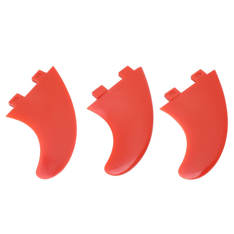 3Pcs Surfboard Fins Glass Fiber Thruster Fin Sets Surf Accessories