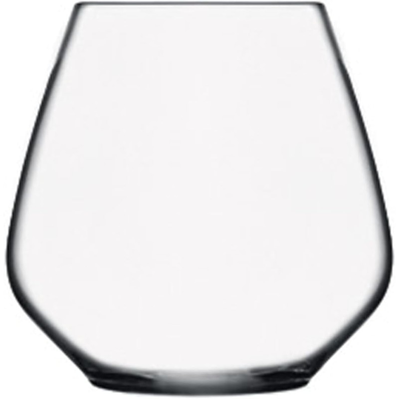Luigi Bormioli Atelier Stemless Pinot Noir Wine Glass, 20-Ounce, Set