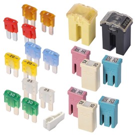 Dodge Ram Trucks Micro MINI Fuse Fuses Assortment Kit Compatible with 2013-2022 2500 3500 & 2014-2022 1500 EcoDiesel，2015-2017 Chrysler 200 ，2014-2021 Jeep Grand Cherokee
