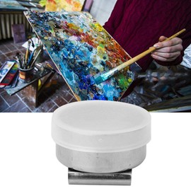 Stainless Steel Palette Cup, Art Oil Pot Artists Palette Clip Cup Container with Lid for Watercolor Acrylic Oil Painting(F-307)