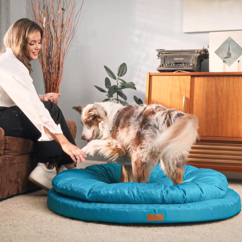 ClevaHome Orthopedic Dog Bed for Large Dogs, Dual Layer Water