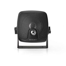 Caliber Speaker Boxes, 2-Way Car Speakers, Easy to Assemble, Wall Speakers, Floor Speakers, Pair Black