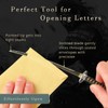 Wablade Japanese Samurai Katana Letter Opener for Desk Display, Decorative