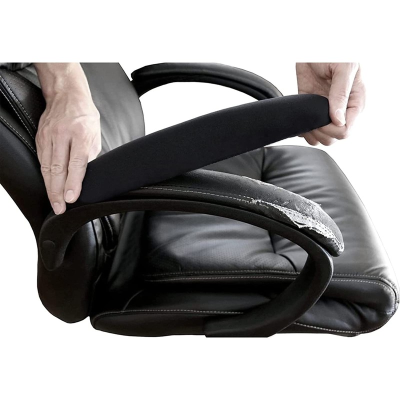 FYTXSZ Office Computer Chair Armrest Covers - Thickened Stretchy Polyester