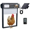 Automatic Chicken Coop Door Solar Powered with Timer & Light