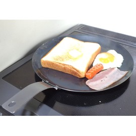 Fujita Metal 028507 Easy to Use Morning & Toast, Crispy Fluffy Pan, Small, Made in Japan, Induction Compatible