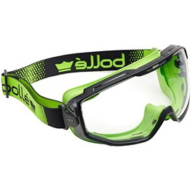 Bollé Safety UNIVERSAL GOGGLE Klare / Grün / Luftdichte Vollsichtbrillen UNIVGN11W