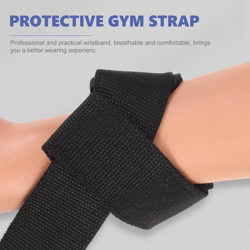 Outanaya 2Pcs Professional Wrist Strap Breathable Fitness Gym Strap for