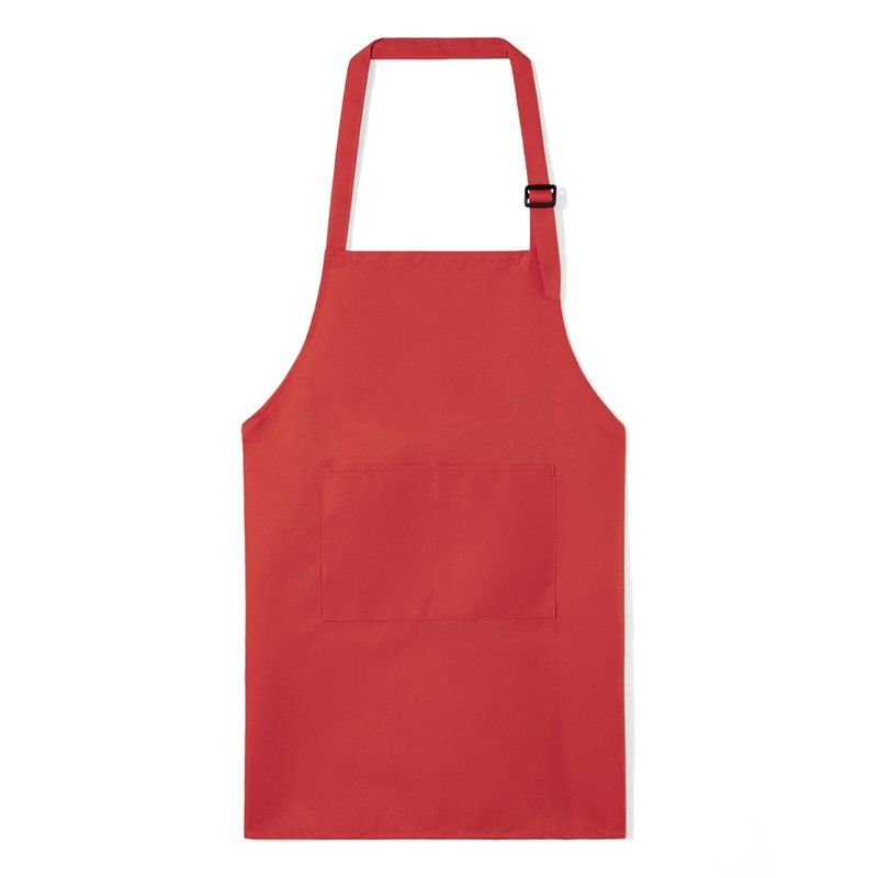 Carolilly Kids Apron and Hat Set, Adjustable Children Kitchen Chef