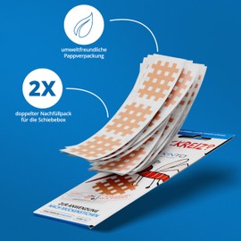 Moskinto Nachfüllpack, 48 Mückenpflaster, Mückenstich, Mücken, Alternative zum Hitzestift, für Kinder und Erwachsene, Stechmücken, Stichheiler, Juckreiz