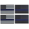 JBCD Thin Blue Line American Police Flag Magnet Decal -