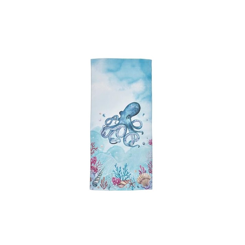 Catherine Lansfield Octopus Pair Beach Towels