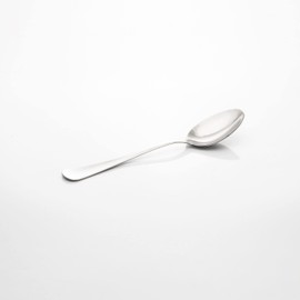zanetti Set of 12 coffee spoons made of 18/C stainless steel, Boston model, polished and robust steel, 12 pieces, made in Italy, 590609