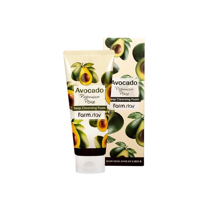 Farm Stay 팜스테이 아보카도 프리미엄 포어 딥 클렌징폼 180ml Farm