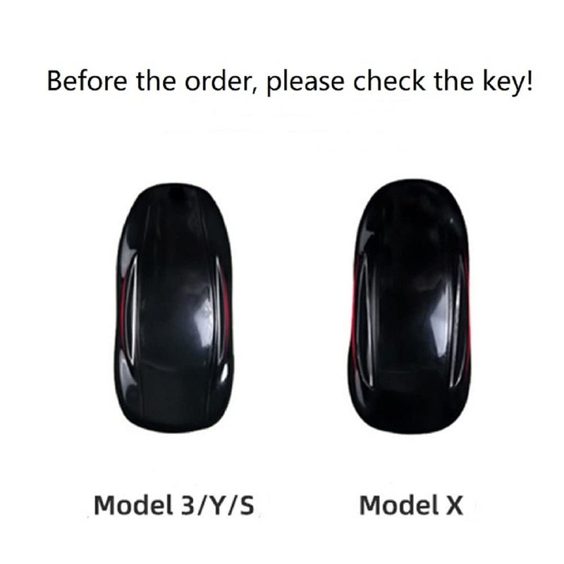 ISDORE Premium Leather Keyring Case Compatible with Model 3 &