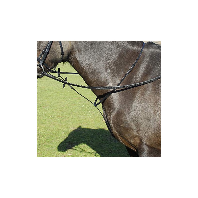 Windsor Leather Standing Martingale (Havana, Full)