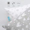 Biloban Baby Toddler Pillowcase 2 Pack, 100% Jersey Cotton Ultra