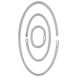 Breil - Soft set, bracelet, necklace and necklace for women from the MAGNETICA SYSTEM collection - 3 pieces in different lengths made of steel - Can be combined with other parts of the Magnetica