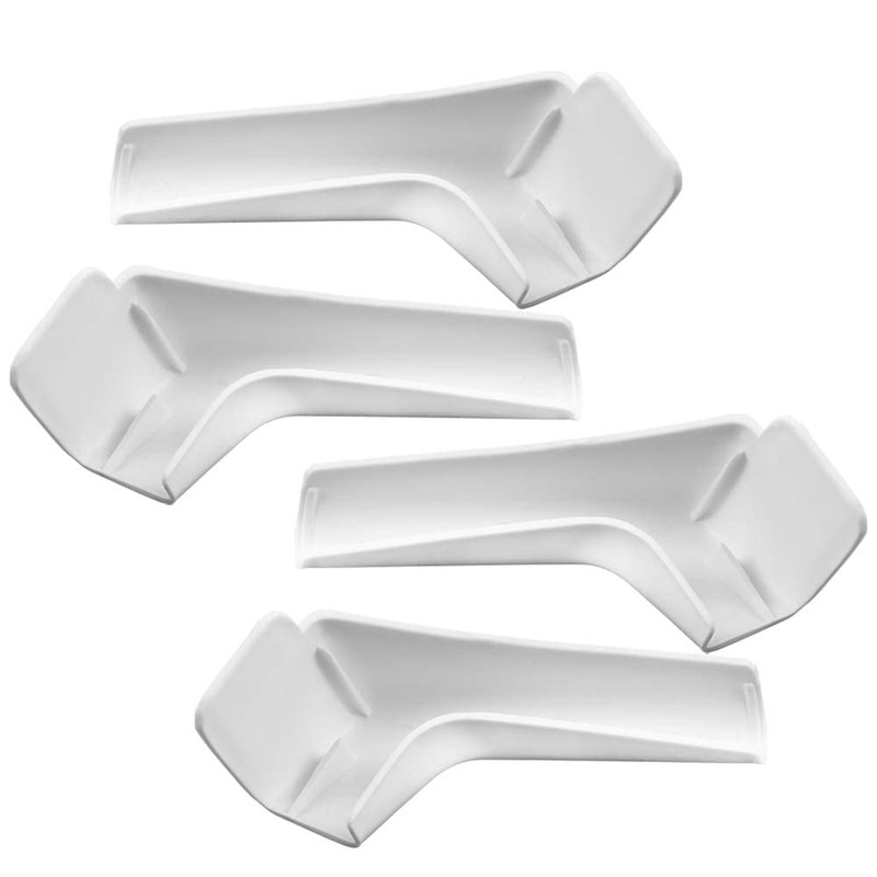 CHEDA Rain Gutter Spout Long Version Trailer MH/RV White Long