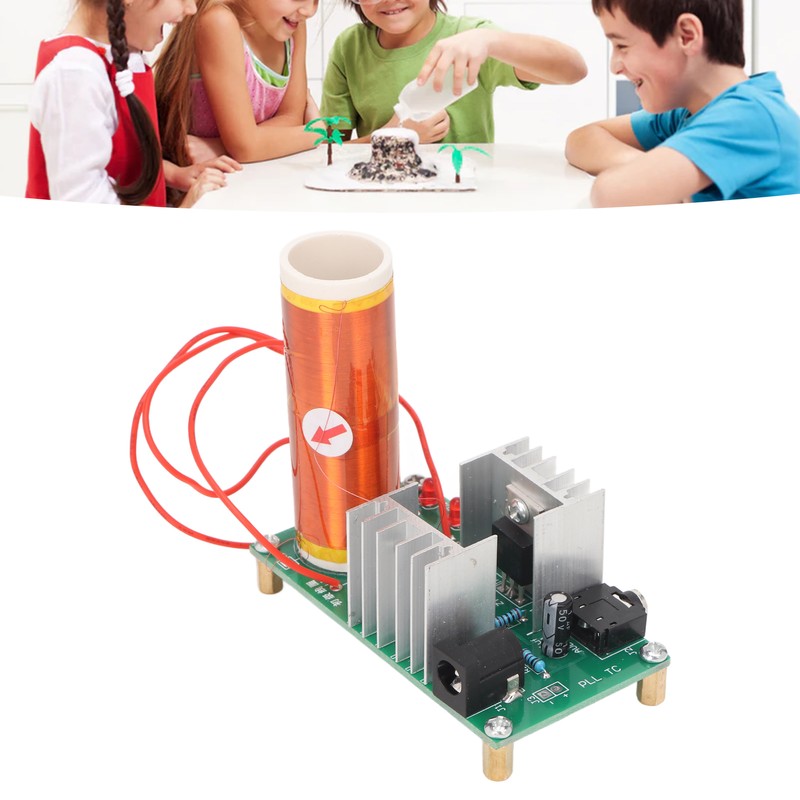 Experiment Electronic DIY Coil Scientific Kit Ion Wreath Music Playback