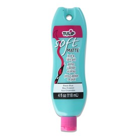 Tulip Soft Fabric Paint, Washable, Stays Soft and Flexible, Permanent Paint, for Light and Dark Fabrics, 4 fl oz, Blazin' Blue