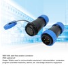 Waterproof Plug Socket Connector 380V 45A Welding Free Female Male