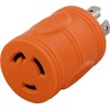 AC WORKS 4-Prong 30Amp 125/250Volt NEMA L14-30P Locking Plug to