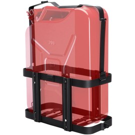 Racewill 2024 Upgrade Jerry Can Mount Holder: Lockable Jerry Gas Can Holder Rack, 5 Gallon (20 Liter), Reinforced Welding