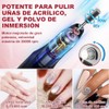 Pulidor de Uñas Profesional 35000 RPM con 100 Bandas de