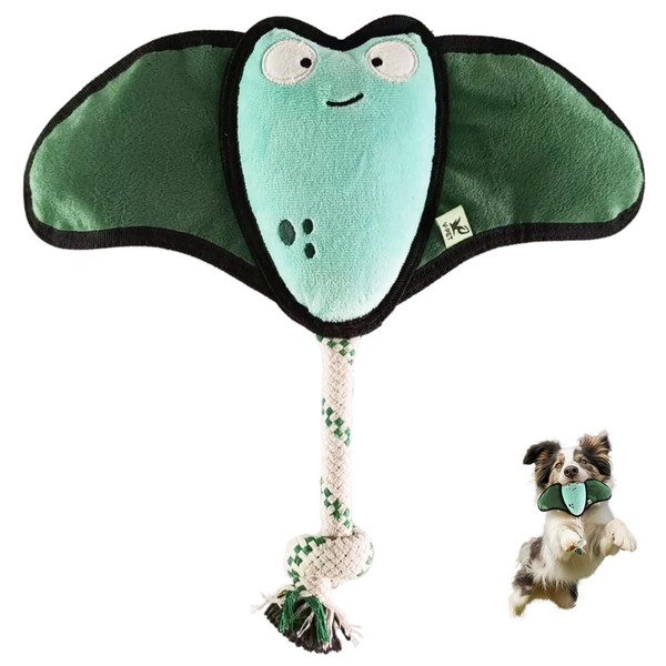 Duuclume Dog Squeaky Toys with Pull Rope,Interactive Tug of War
