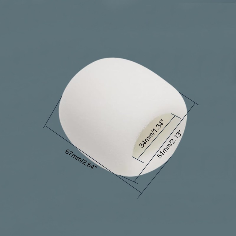 Fielect Microphone Cover Sponge Foam Mic Cover Handheld Microphone Windscreen